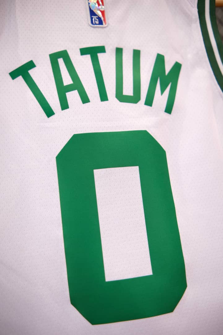Regata Boston Celtics Edição 75 anos 21/22 Jayson Tatum Branca