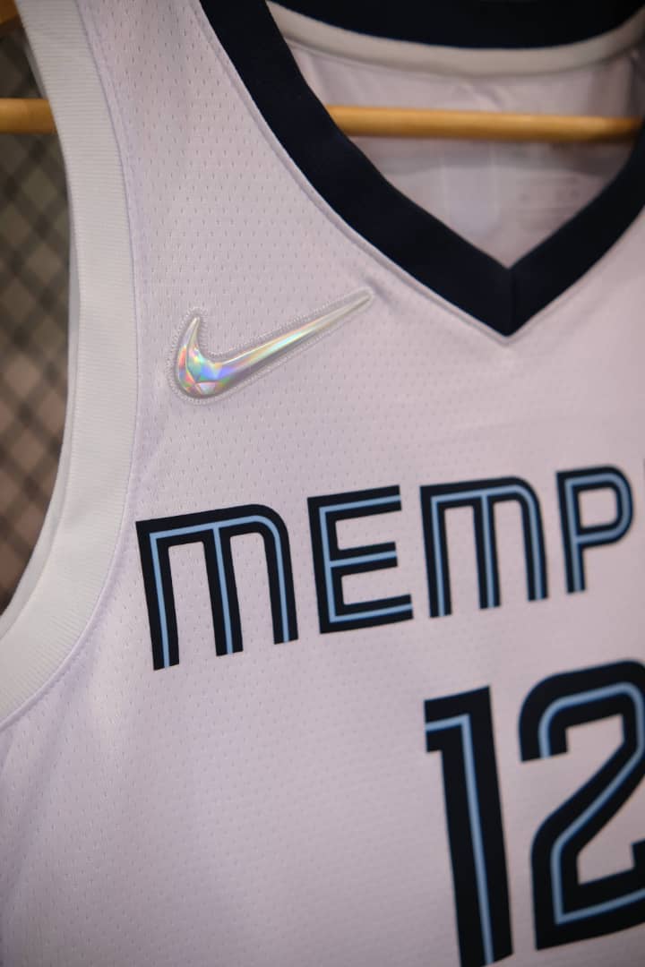 Regata Memphis Grizzlies Association Edição 75 anos Ja Morant Branca