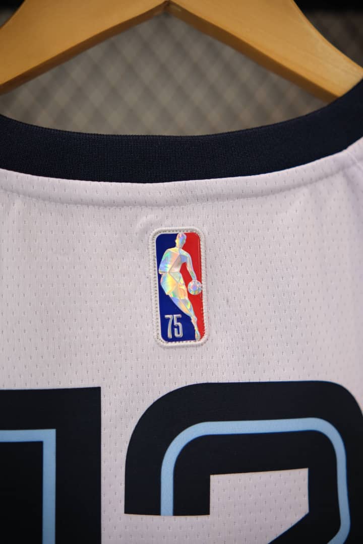 Regata Memphis Grizzlies Association Edição 75 anos Ja Morant Branca