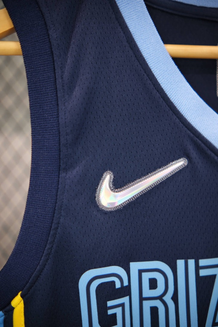 Regata Memphis Grizzlies Icon Edição 75 anos Ja Morant Azul