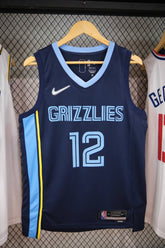 Regata Memphis Grizzlies Icon Edição 75 anos Ja Morant Azul