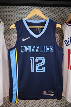 Regata Memphis Grizzlies Icon Edição 75 anos Ja Morant Azul
