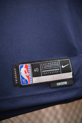 Regata Memphis Grizzlies Icon Edição 75 anos Ja Morant Azul