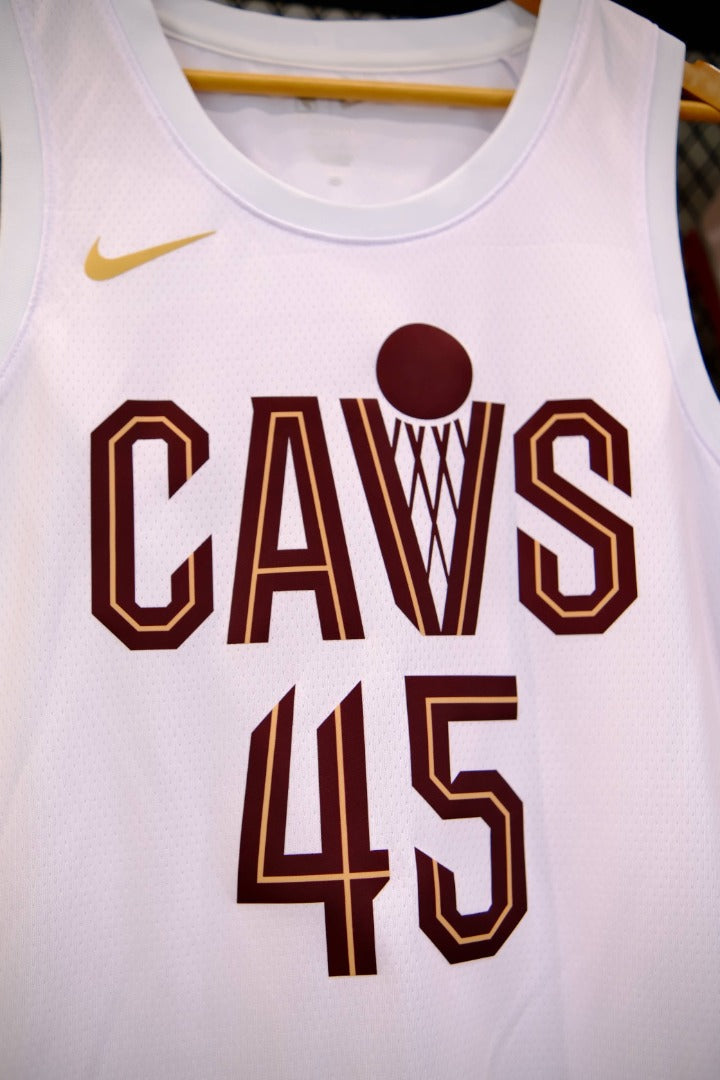Regata Cleveland Cavaliers Associaton Edition Donovan Mitchell Branca