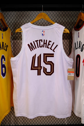 Regata Cleveland Cavaliers Associaton Edition Donovan Mitchell Branca