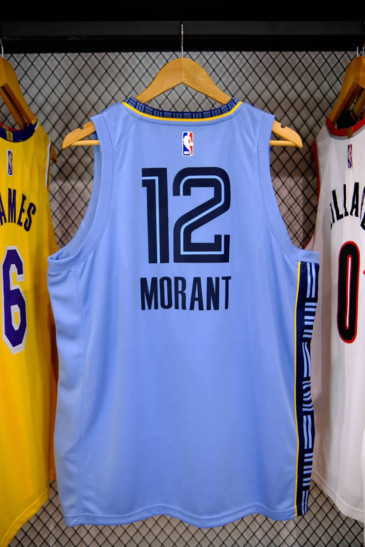 Regata Memphis Grizzlies Statement Edition Ja Morant Azul