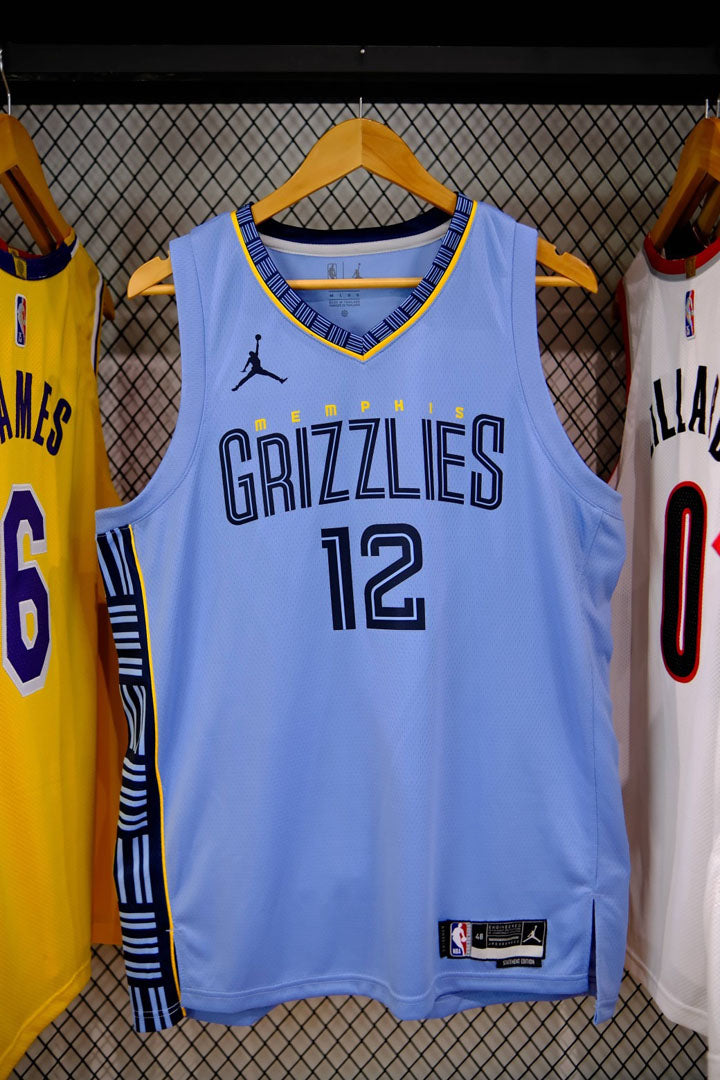Regata Memphis Grizzlies Statement Edition Ja Morant Azul