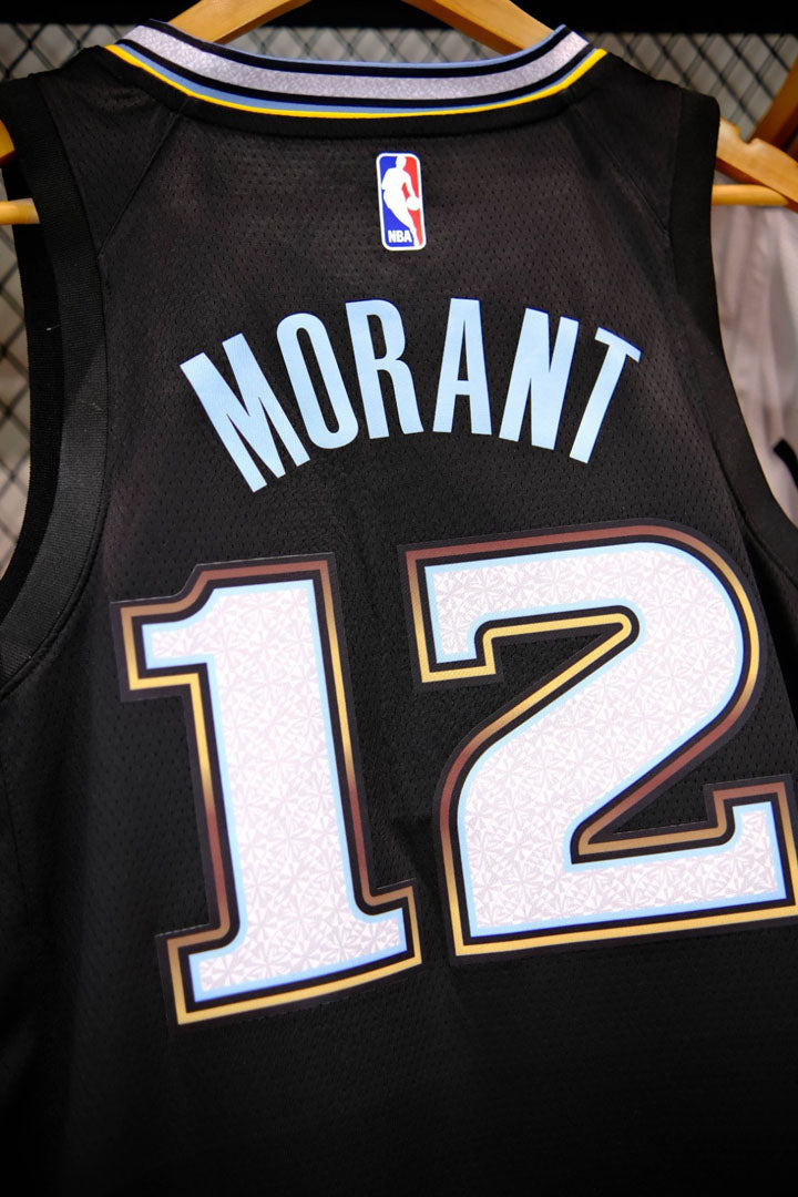 Regata Memphis Grizzlies City Edition 22/23 Ja Morant Preta