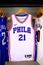 Regata Philadelphia 76ers Association Edition 24/25 Joel Embiid Branca
