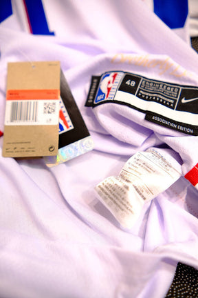 Regata Philadelphia 76ers Association Edition 24/25 Joel Embiid Branca