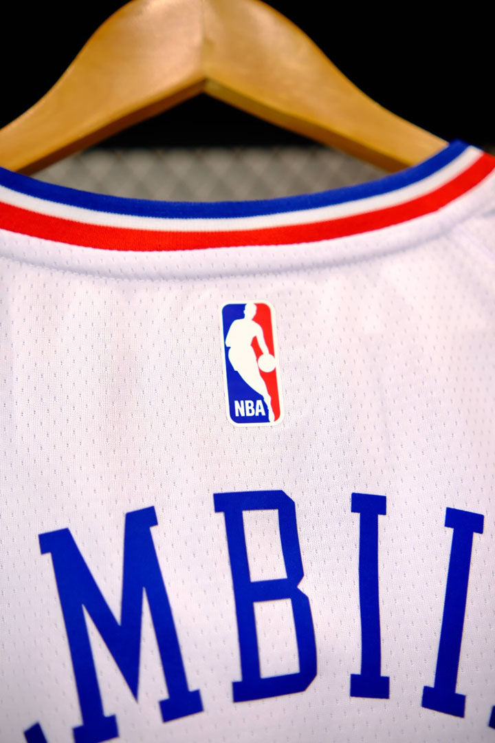 Regata Philadelphia 76ers Association Edition 24/25 Joel Embiid Branca