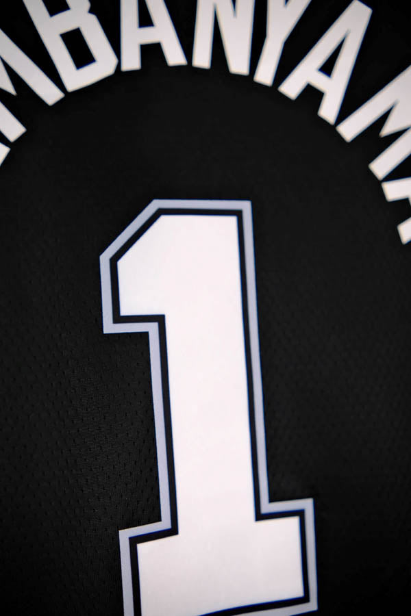 Regata San Antonio Spurs 24/25 Victor Wembanyama Preta