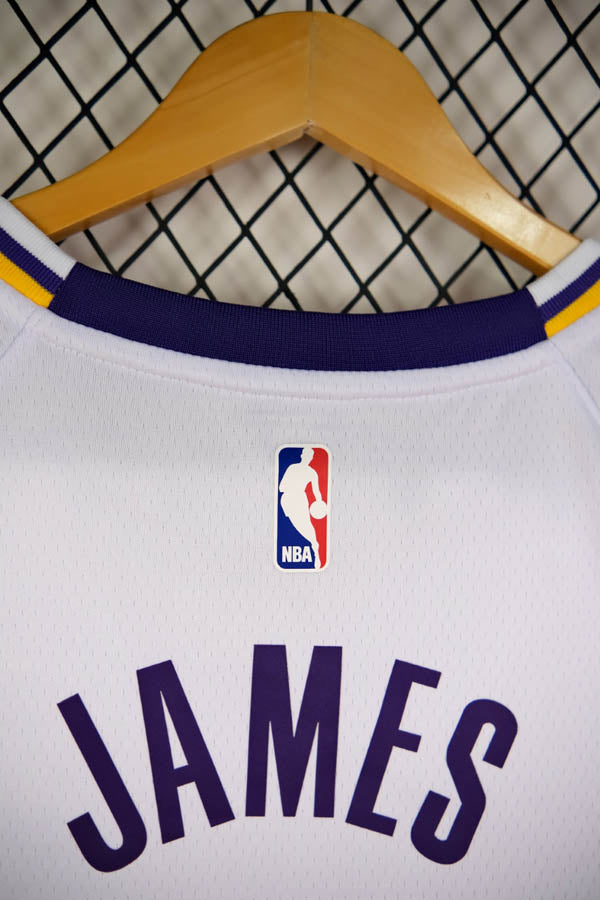 Regata Los Angeles Lakers Association Edition 24/25 LeBron James 23 Branca