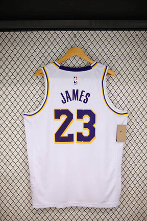 Regata Los Angeles Lakers Association Edition 24/25 LeBron James 23 Branca