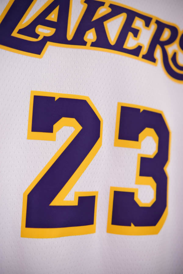 Regata Los Angeles Lakers Association Edition 24/25 LeBron James 23 Branca