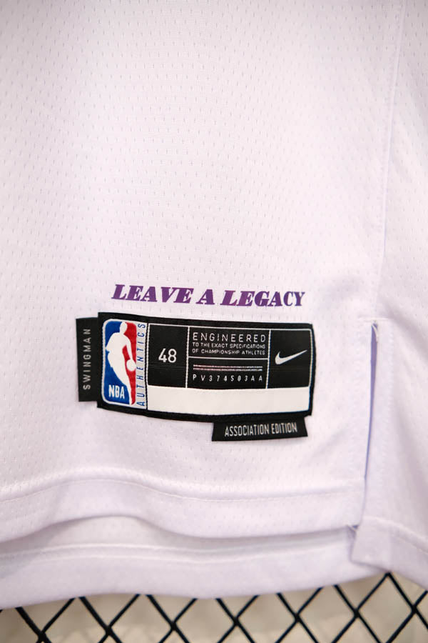 Regata Los Angeles Lakers Association Edition 24/25 LeBron James 23 Branca