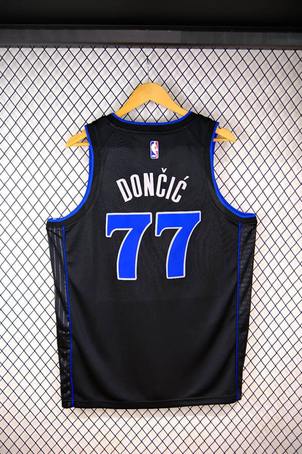 Regata Dallas Mavericks City Edition 23/24 Luka Doncic Preta