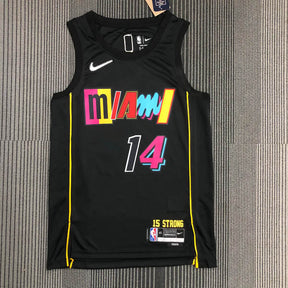 Regata Miami Heat City Edição 75 anos Tyler Herro Preta