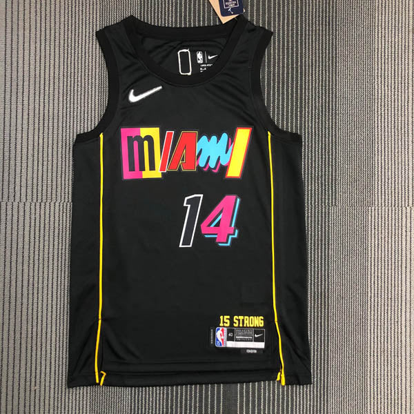 Regata Miami Heat City Edição 75 anos Tyler Herro Preta