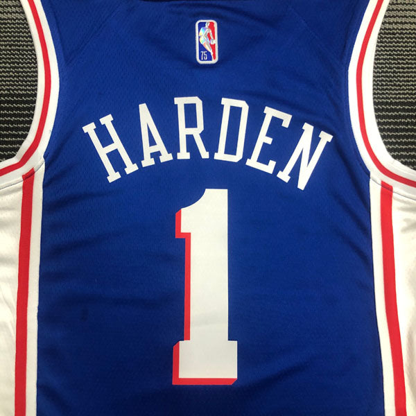 Regata Philadelphia 76ers Edição 75 anos 21/22 James Harden Azul