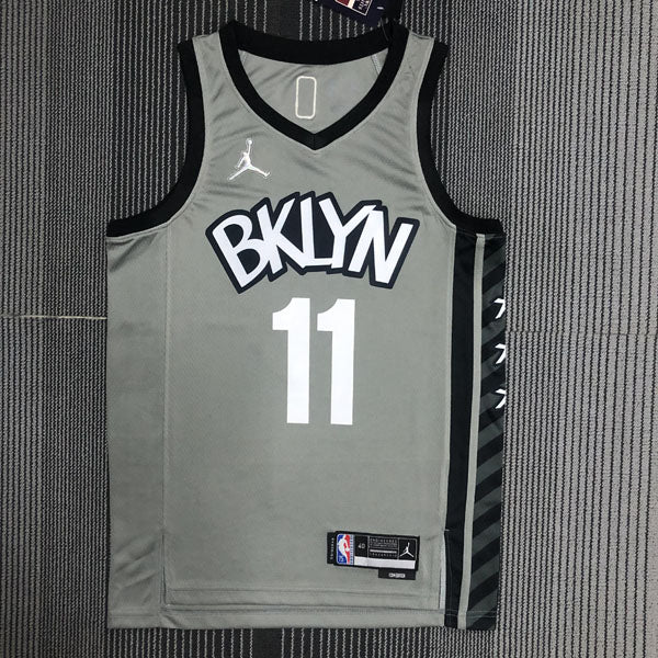 Regata Brooklyn Nets Edição 75 anos 21/22 Kyrie Irving Cinza