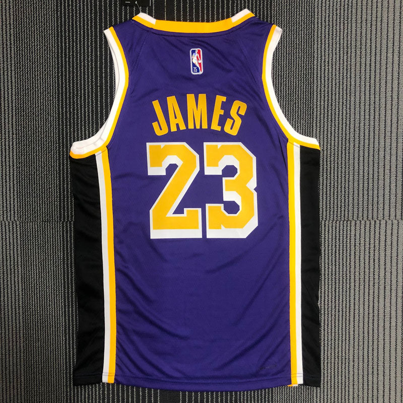 Regata Los Angeles Lakers Edição Diamante 75 anos 21/22 Lebron James 23 Roxa