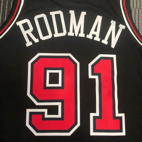 Regata Chicago Bulls Dennis Rodman Preta