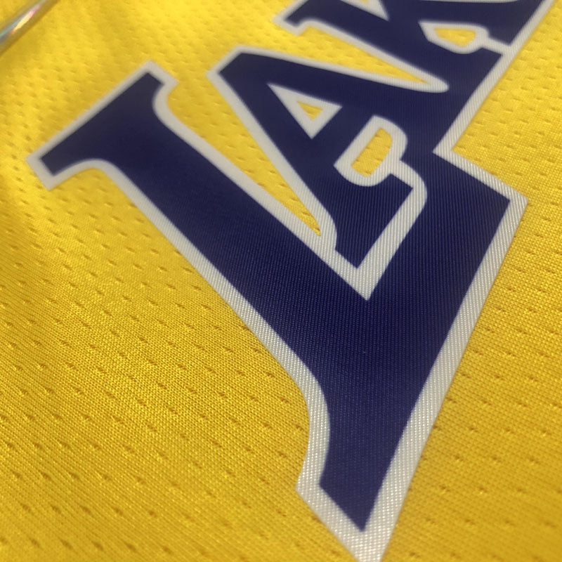 Regata Los Angeles Lakers Edição Diamante 75 anos 21/22 Lebron James 23 Amarela
