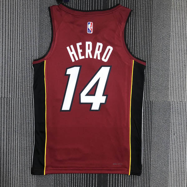 Regata Miami Heat Statement Edição 75 anos Tyler Herro Vermelha