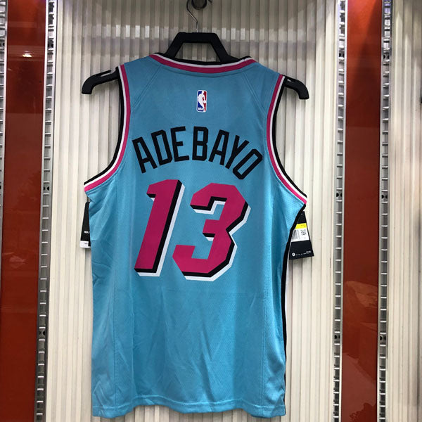 Regata Miami Heat Vice Edition Bam Adebayo Azul