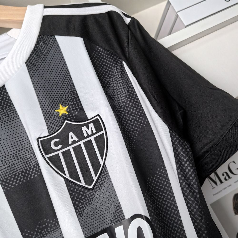 Camisa Atlético MG 2025 Preta e Branca