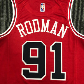 Regata Chicago Bulls Icon Edição 75 anos Dennis Rodman Vermelha