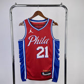 Regata Philadelphia 76ers Statement Edition 23/24 Joel Embiid Vermelha