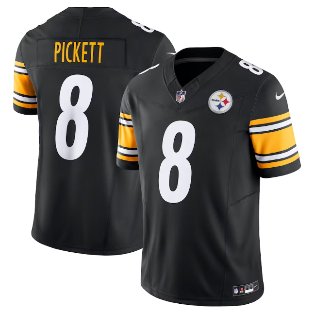 Camisa Pittsburgh Steelers Vapor F.U.S.E. Limited Preta