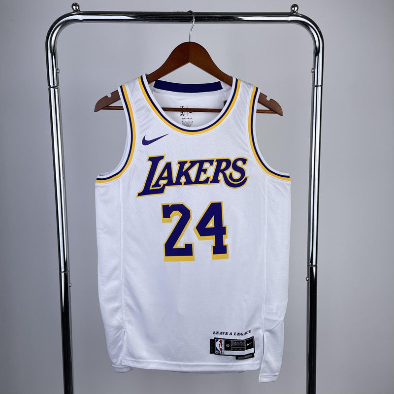 Regata Los Angeles Lakers Association Edition Kobe Bryant 24 Branca