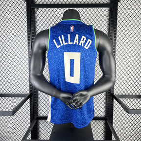 Regata Milwaukee Bucks City Edition 23/24 Damian Lillard Azul