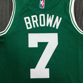 Regata Boston Celtics Edição 75 anos 21/22 Jaylen Brown Verde