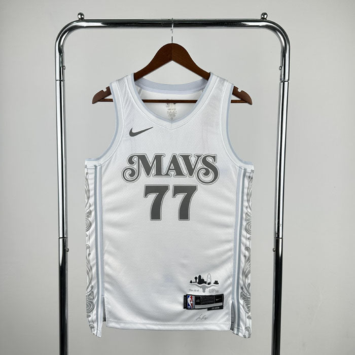 Regata Dallas Mavericks City Edition 24/25 Luka Doncic Branca