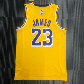 Regata Los Angeles Lakers Edição Diamante 75 anos 21/22 Lebron James 23 Amarela
