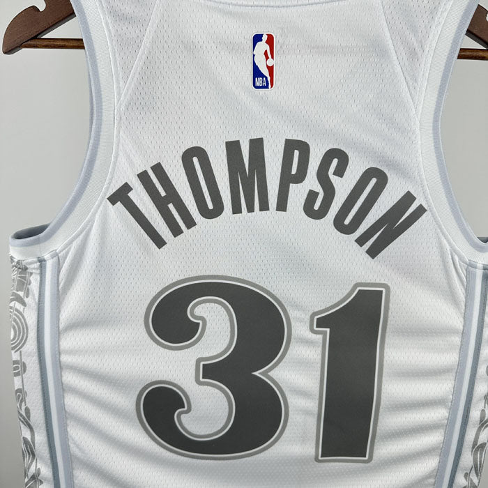 Regata Dallas Mavericks City Edition 24/25 Klay Thompson Branca
