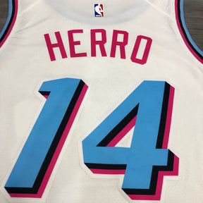 Regata Miami Heat Vice Edition Tyler Herro Branca
