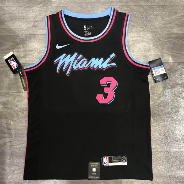 Regata Miami Heat Vice Edition Dwayne Wade Preta