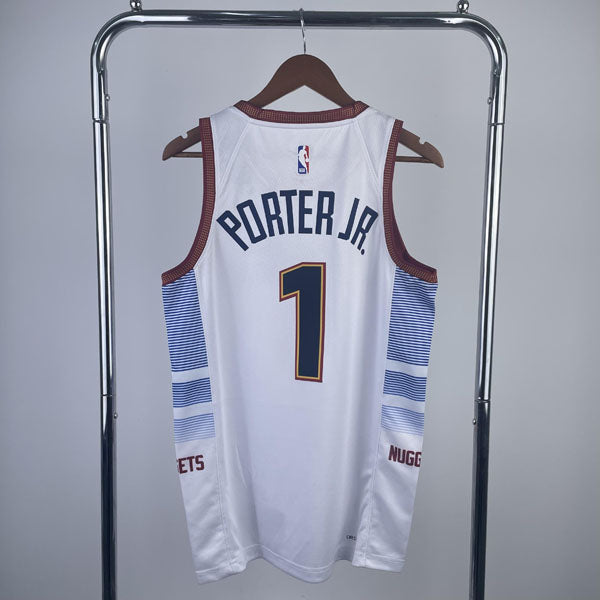 Regata Denver Nuggets City Edition 22/23 Porter Jr Branca