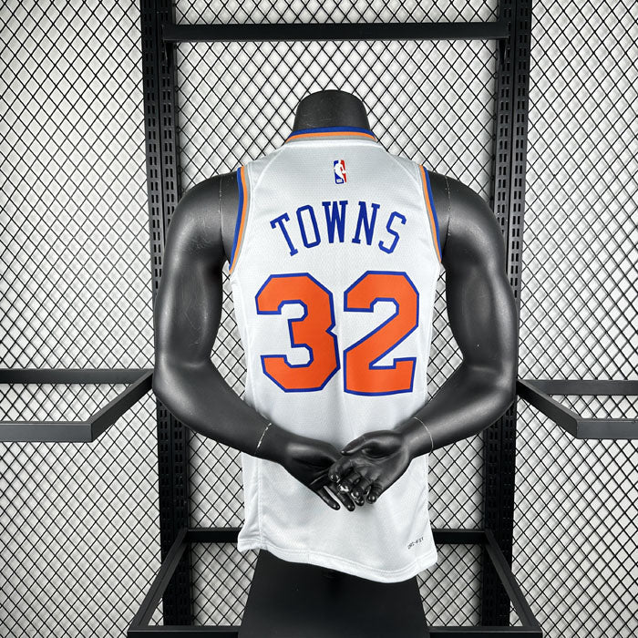 Regata New York Knicks Association Edition 24/25 Karl-Anthony Towns Branca