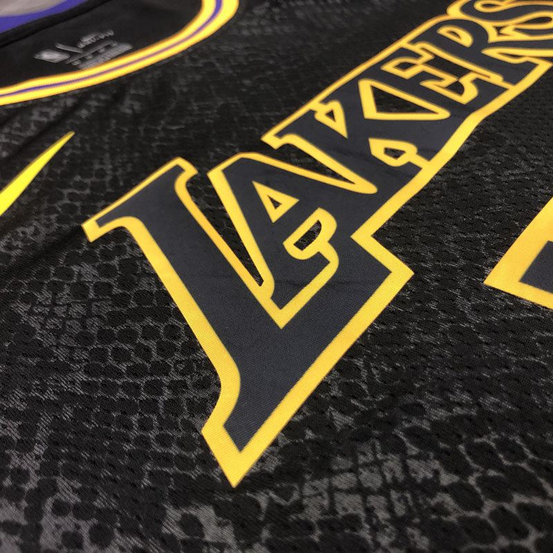 Regata Los Angeles Lakers Black Mamba LeBron James 23 Preta