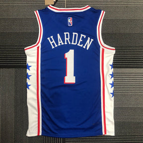Regata Philadelphia 76ers Edição 75 anos 21/22 James Harden Azul