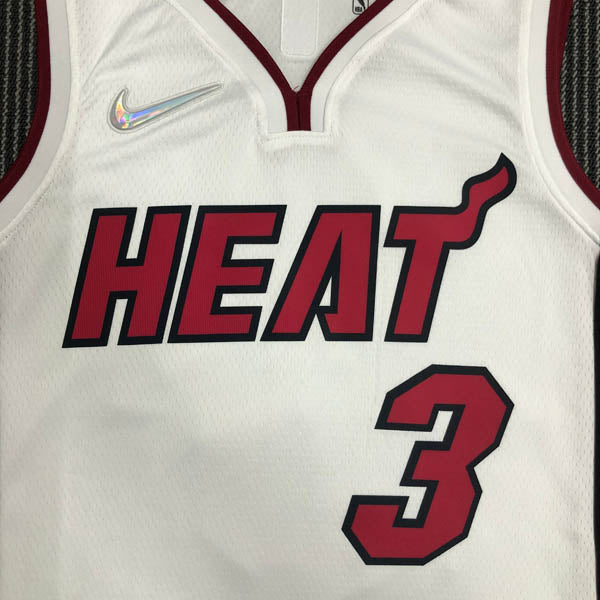 Regata Miami Heat Association Edição 75 anos Dwayne Wade Branca