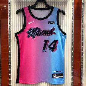 Regata Miami Heat City Edition 20/21 Tyler Herro Rosa e Azul