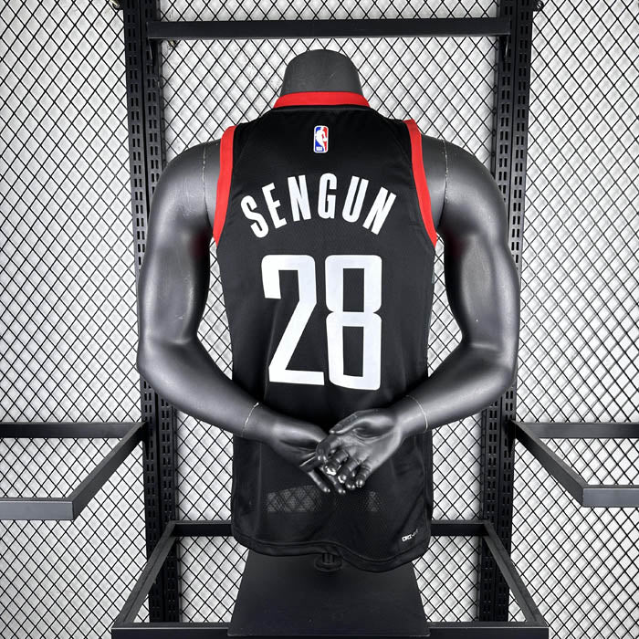 Regata Houston Rockets Statement Edition 23/24 Alperen Şengün Preta