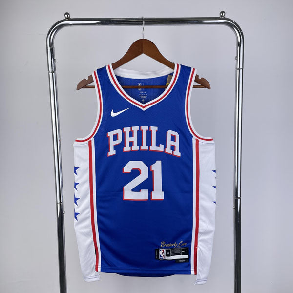 Regata Philadelphia 76ers Icon Edition 24/25 Joel Embiid Azul